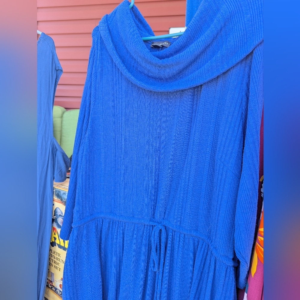Cowl neck dress